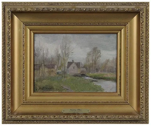 Claire Shuttleworth, Country Place, oil on canvas