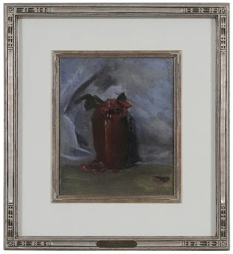 Adelaide Cole Chase, Wilted Rose, oil on canvas