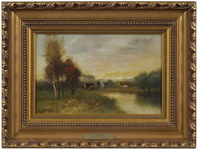 Ada Clifford Murphy, The Farm, oil on canvas