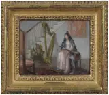 Marguerite Stuber Pearson, The Music Room - Oil Study