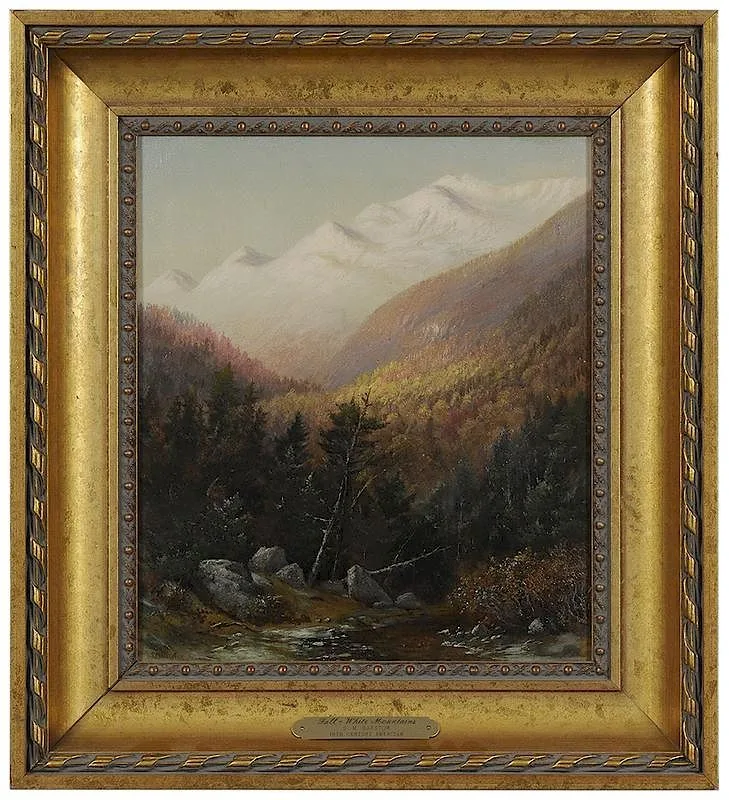Sarah M. Barstow, Fall, White Mountains, oil on canvas