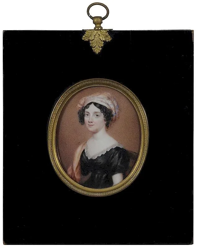 William John Thomson, Portrait of a Lady, watercolor on ivory