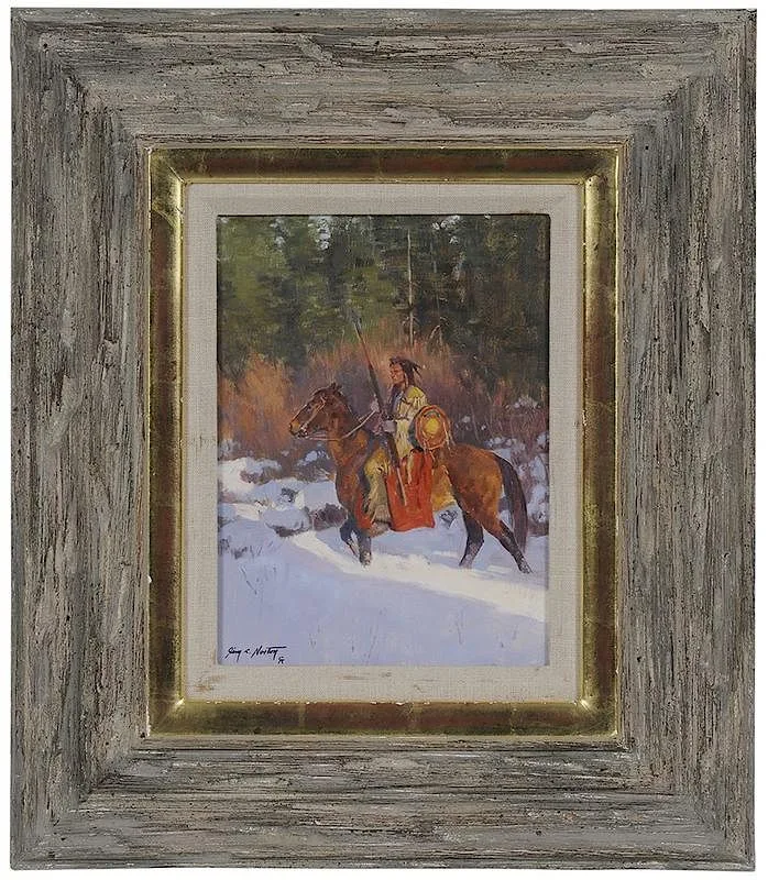 Jim C. Norton, Evening Shadows, oil on Masonite