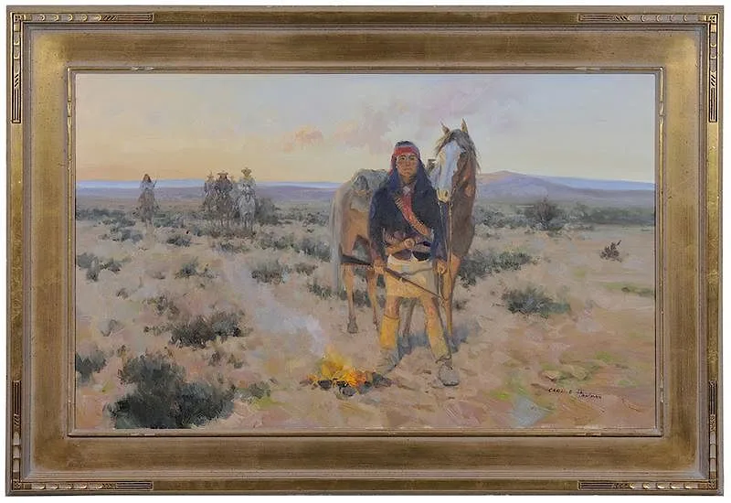 Carl E. Hantman, The Scout, oil on canvas