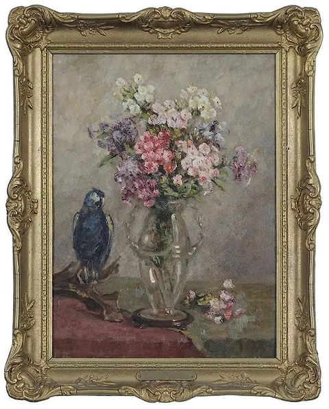 Marie Weger, Polly, oil on Masonite