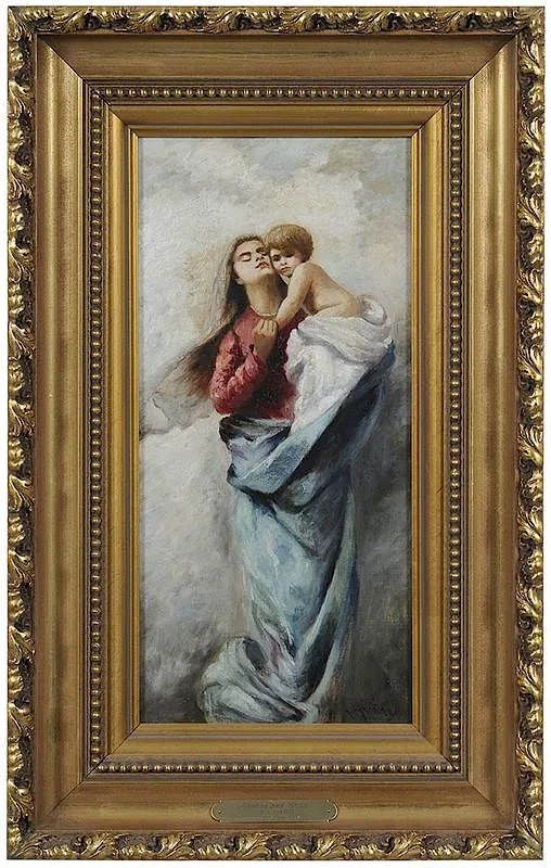 Anne Seamons Harding, Madonna and Child, 1914, oil on canvas