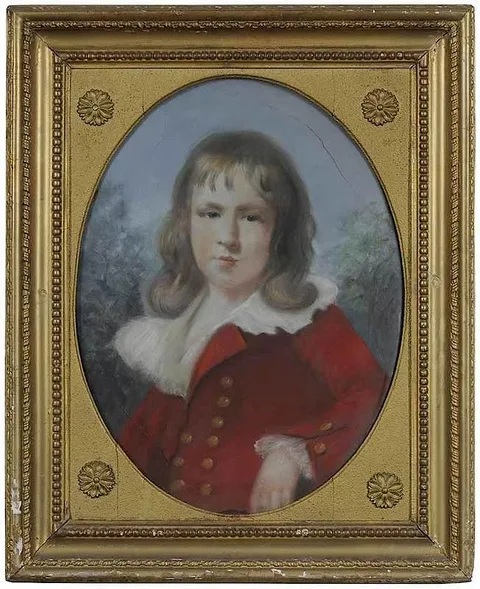 John Russell, RA, pastel on paper