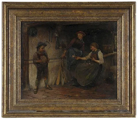 Peace Offering by Maximilian Wachsmuth, oil on canvas, offered Mar 2018