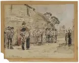 Eugène Louis Boudin, Marché en Bretagne (B-A.7309)