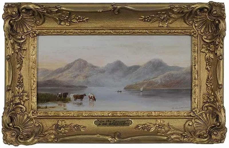 Sr. by Alfred de Breanski, oil on canvas, sold Jan 2018