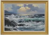 Alexander Dzigurski, Sun Breaking on the Coast