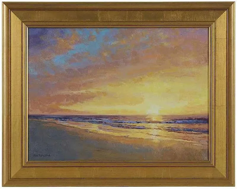 Sunrise by Michael Budden, oil on canvas, sold Jan 2018