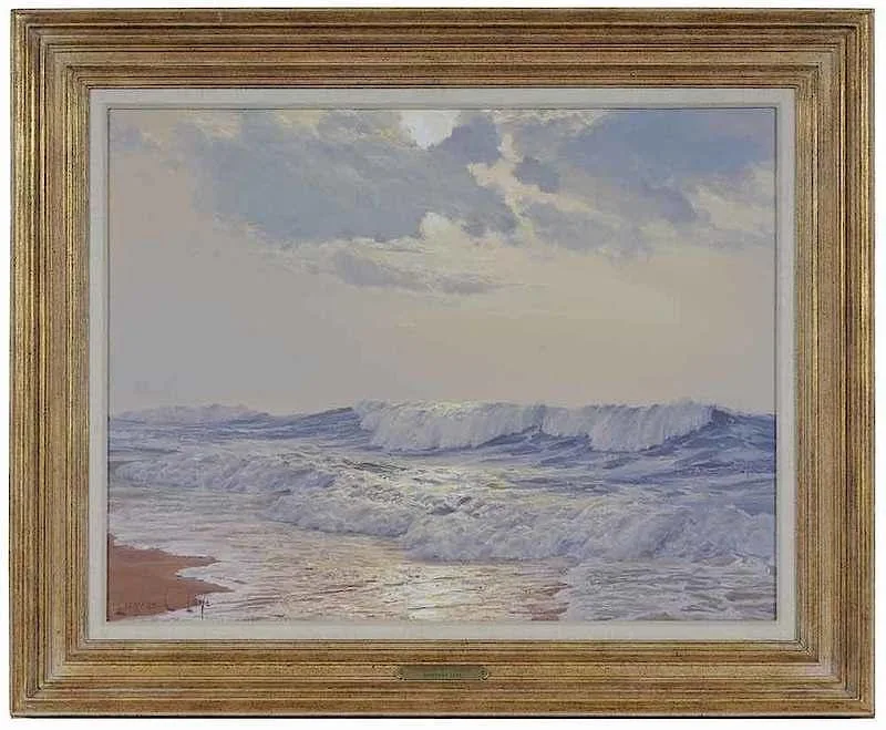 Leonard C. Lane, Canopy of Clouds, oil on canvas