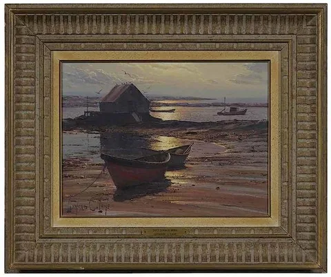 Leonard C. Lane, Soft Summer Morn, oil on canvas