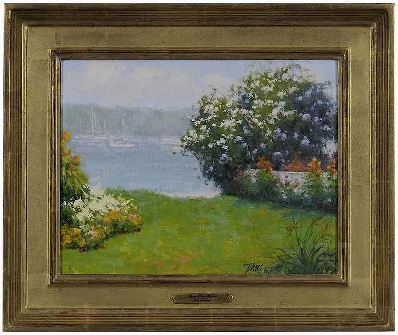 Timothy Thies, Primroses, oil on canvas
