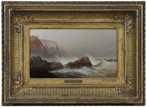 Harrison Bird Brown, West Quoddy Head, Maine, oil on canvas