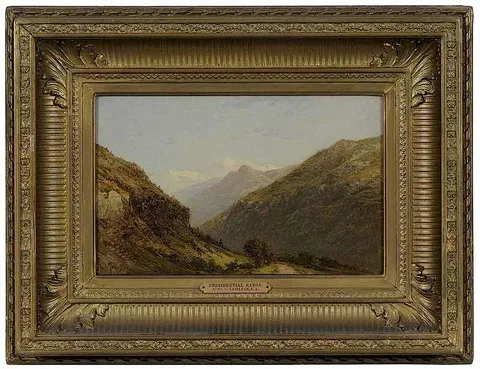 John William Casilear, Presidential Range, oil on canvas