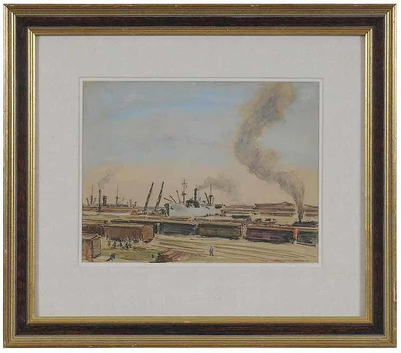Christopher A. D. Murphy, Jr., watercolor on artist board