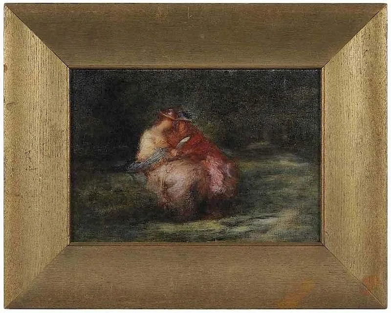 Robert Loftin Newman, The Letter, oil on canvas