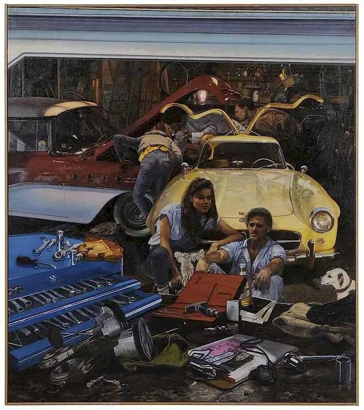 William L. Haney, Car-Soph-Agas: Midlife Ordeal, 1989, oil on canvas