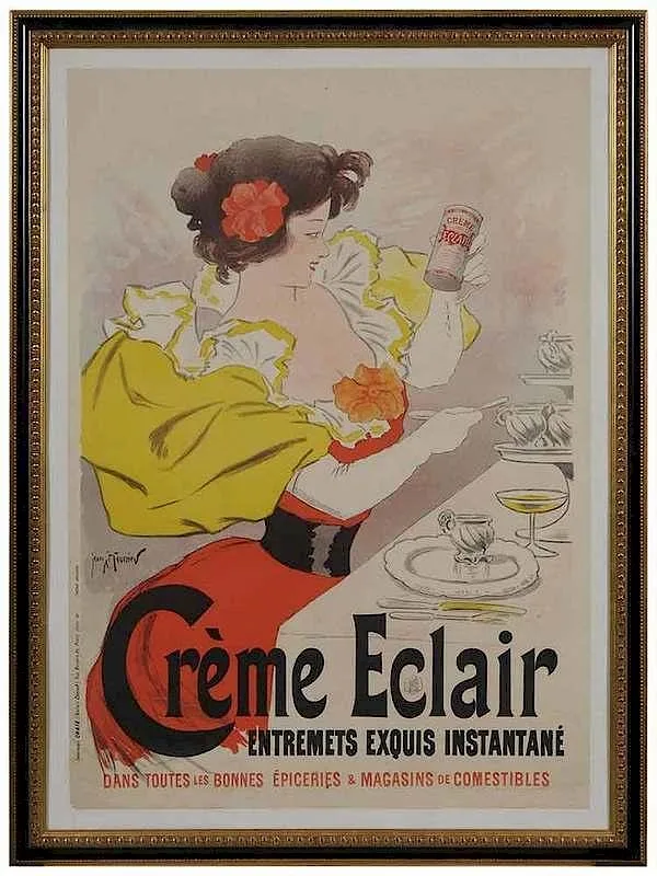 Georges Meunier, Crème Eclair, 1895, color lithograph