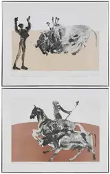 Elisabeth Frink, Two Bull-Fighting Scenes