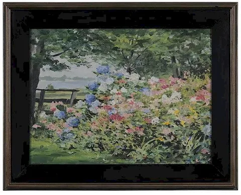 John Carter Shryock, Beaver Lake, Asheville, North Carolina, oil on artist board