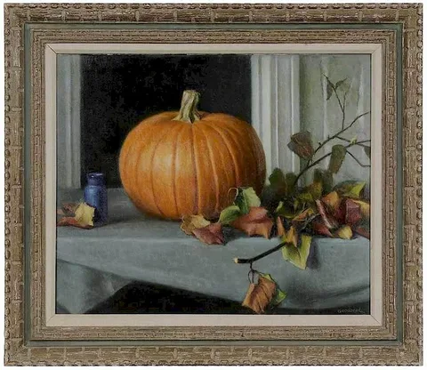 Ray Edward Goodbred, Pumpkin, oil on canvas
