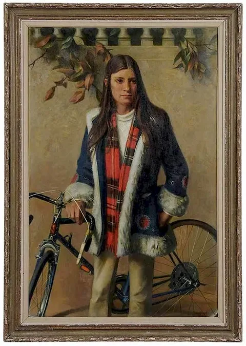 Ray Edward Goodbred, The Ten Speed, 1975, oil on canvas