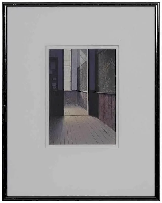 Charles Gatewood, Two Rooms, egg tempera