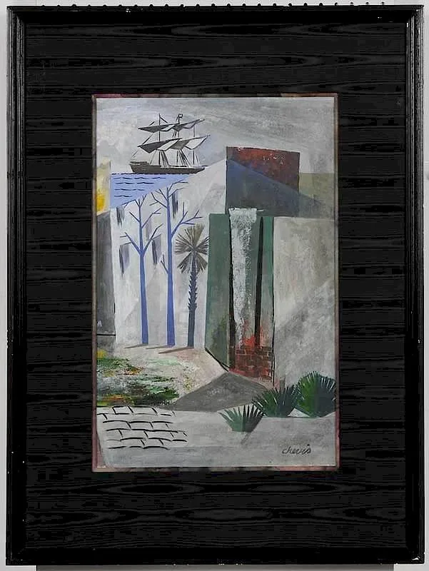 Chevis D. Clark, Untitled, oil on paper