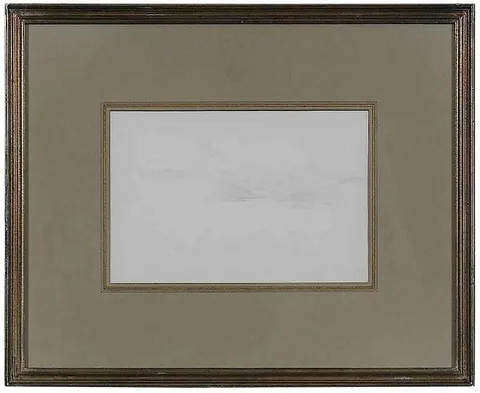 Martin Johnson Heade, White Mountains, New Hampshire, pencil on paper