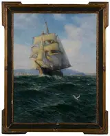 James Gale Tyler, Schooner in Full Sail