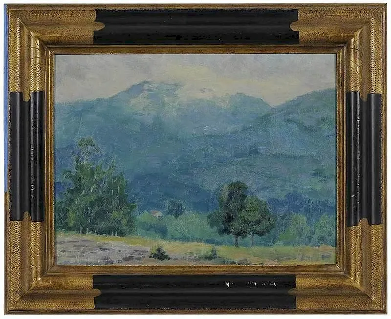Vermont by Arthur Bowen Davies, oil on canvas, sold Nov 2017