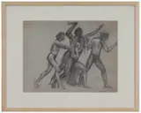 Arthur Bowen Davies, Study for the Girdle of Aries, signature stamp lower right "A.B. Davies