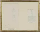 Everett Shinn, Illustration for David Copperfield, Chapter 41, Dora's Aunts, labeled verso