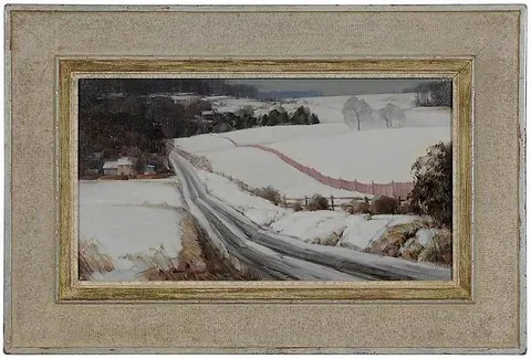 Arthur Meltzer, Terwood Road in Winter, circa 1967, oil on canvas