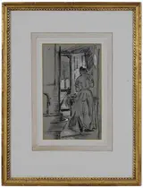 Arthur Beecher Carles, Woman in Interior