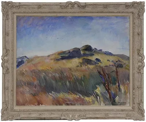 Alice Kent Stoddard, Rocky Shore, oil on canvas