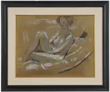 Arthur Beecher Carles, Pastel Nude