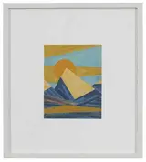 Emil Bisttram, Abstract Landscape