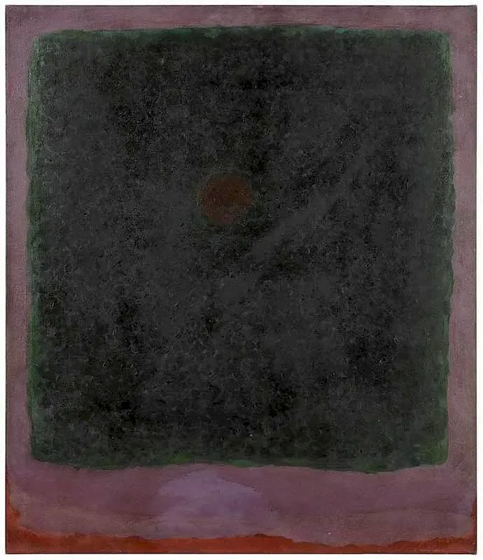 Rex Jesse Ashlock, Abstract composition, 1965, oil on canvas