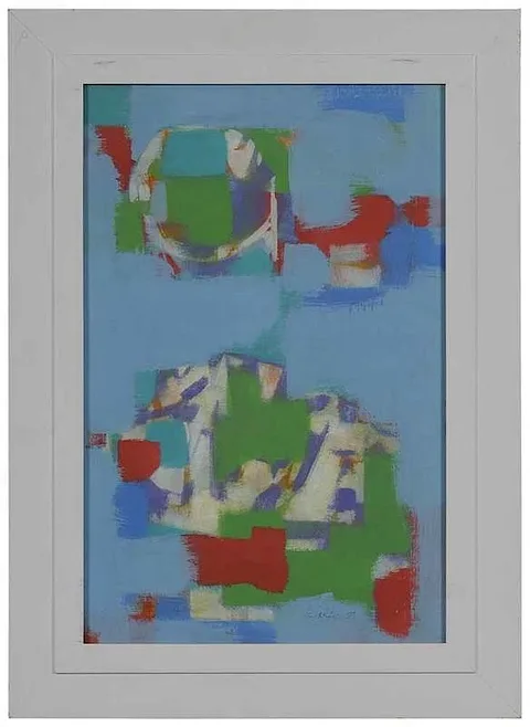 Carl Holty, Abstract, 1959, oil on canvas