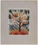 Miguel Covarrubias, ...but the flames went up higher and higher with a great noise...