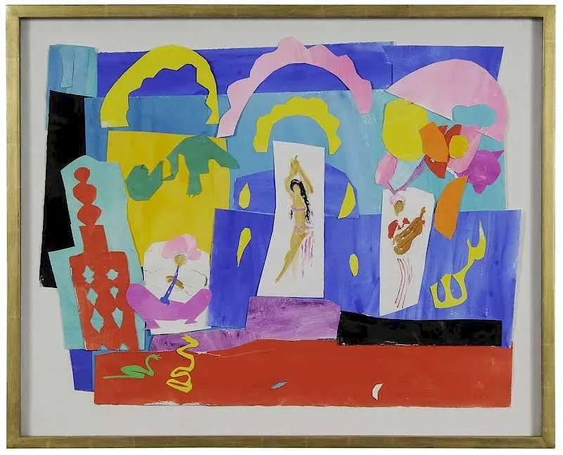 Bob Kane, Entrance to the Kasbah Marrakesh, 1997, mixed media and collage