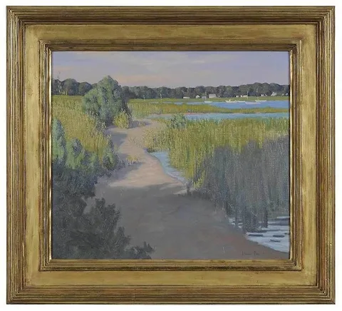 Simon Parkes, Evening at Three Mile Harbor, East Hampton, 2001, oil on canvas