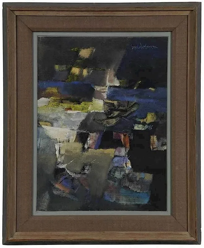 Syd Solomon, Coastal Light, 1958, gouache on paper