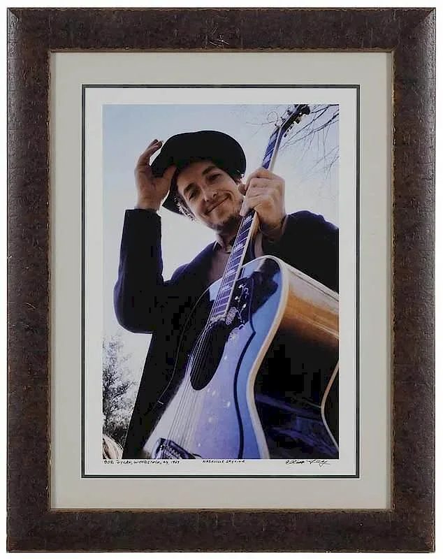 Elliott Landy, Untitled, color photograph of Bob Dylan