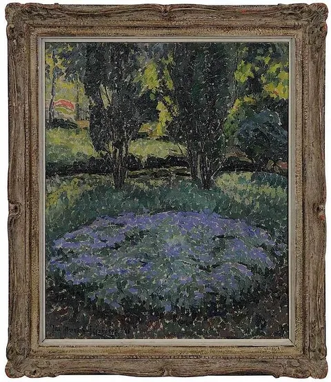 Jacques Martin-Ferrières, Massif Mauve, 1925, oil on canvas
