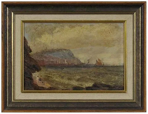 Claude Thomas Stanfield Moore, Scarborough Harbor, 1900, oil on canvas